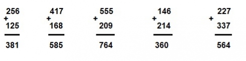 Giải câu 1 bài cộng các số có ba chữ số