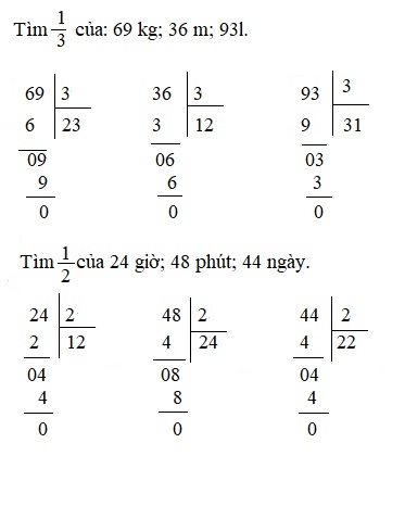 Giải câu 2 bài chia số có hai chữ số cho số có một chữ số