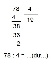 Giải bài chia số có hai chữ số cho số có một chữ số (tiếp theo) 