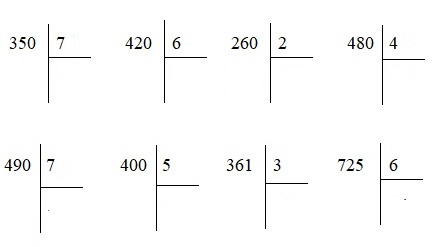 Giải bài chia số có ba chữ số cho số có một chữ số (tiếp theo)