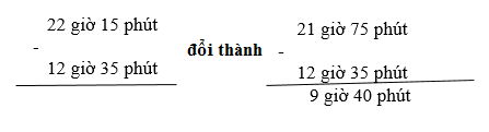 Giải bài : Trừ số đo thời gian - sgk Toán 5 trang 132