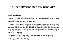 Giáo án Ngữ văn 12 bài: Giữ gìn trong sáng của Tiếng Việt