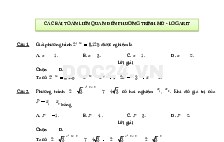 Chương 2, giải thích, dạng 7, phương trình mũ - logarit