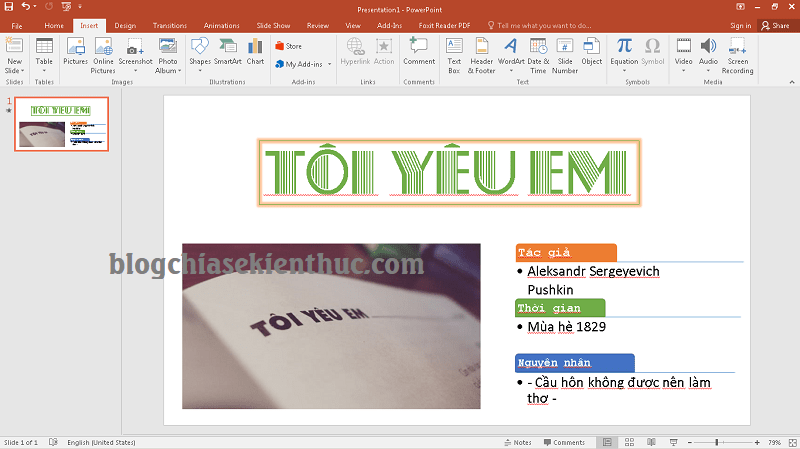 Hướng dẫn thiết kế PowerPoint đẹp với Text box và Smartart - Lib24.Vn