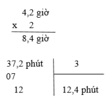 Giải bài : Ôn tập về các phép tính với số đo thời gian - sgk Toán 5 trang 165